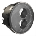 J.W. Speaker 12V DOT ECE LED Round Turn Signals with Clear Lens - 2 Light Kit 0346493