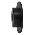R1 00-04 Toyota AVALON Rear Left Drilled & Slotted Black Brake Rotor