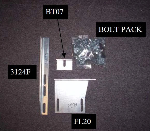 8796 F150 STD CAB TRASNSENDER BRACKET KIT