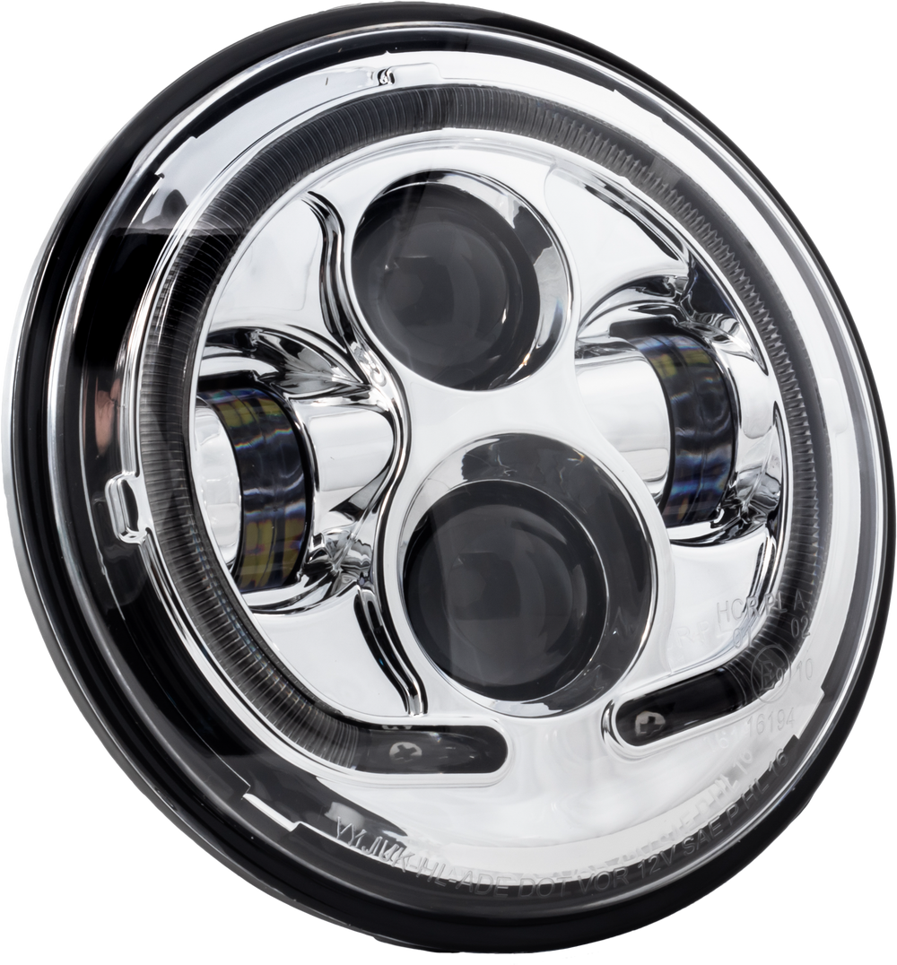 Letric Lighting Led Headlight With Halo Chr
