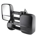 Xtune Chevy Silverado 07-12 L&R Manual Extendable Power Heated Adjust Mirror MIR-CSIL07-PW-SET