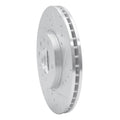 DFC 03-11 Cadillac BLS (Mexico) Front Right Drilled & Slotted Silver Brake Rotor
