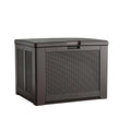 MEDIUM RESIN 74 GALLON DECK BOX DARK WALNUT