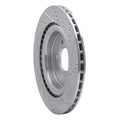 DFC 13-25 Land Rover Range Rover Rear Left Drilled & Slotted Silver Brake Rotor