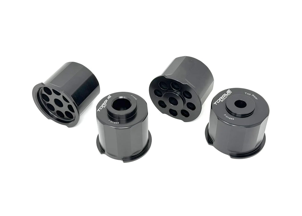 Torque Solution V2 Billet Rear Subframe Bushing Kit: Toyota GR Supra MKV A90 A91