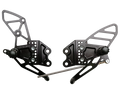 Vortex Racing 04-05 Kawasaki ZX-10R Ninja Adjustable Rearsets- Black