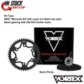 Vortex Racing V3 2.0 Chain and Sprocket Kit 3521-15,641S-47,530SX3-108- Black