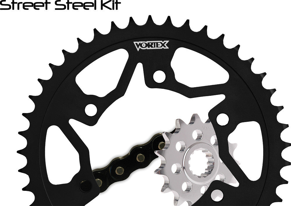 Vortex Racing V3 2.0 Chain and Sprocket Kit 3270-16,452AS-41,520RX3-110- Black