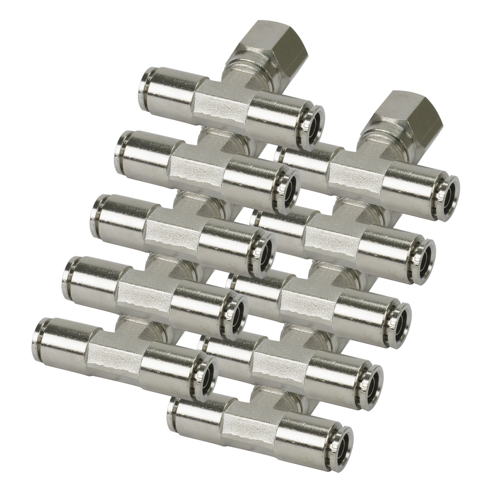 3/8 NPT(F) 3/8 TO 3/8 SWIVEL TFITTING (10 PCS) DOT APPROVED