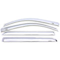 AVS 06-08 Lincoln Mark LT Ventvisor Outside Mount Front & Rear Window Deflectors 4pc - Chrome