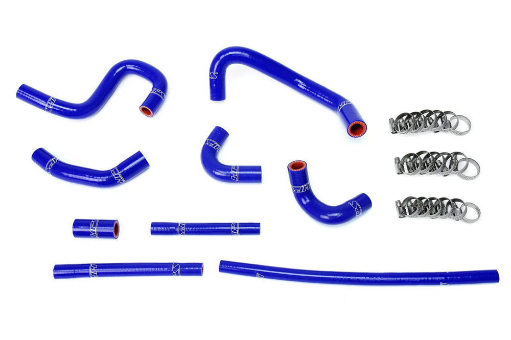 HPS Performance Blue Reinforced Silicone Heater Hose Kit Coolant for Toyota 96-02 4Runner 3.4L V6