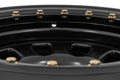 Steel Simulated Bead Lock Wheel | Black | 17x9 | 6x5.5 | 4.25 Bore | -12