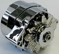 Bowtie Chrome GM 120 Amp Alternator 1-Wire