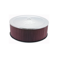 K&N Round Air Filter Assembly 5.25in ID / 5in Height / 5.125in Neck Flange / 1 1/4in Drop Base