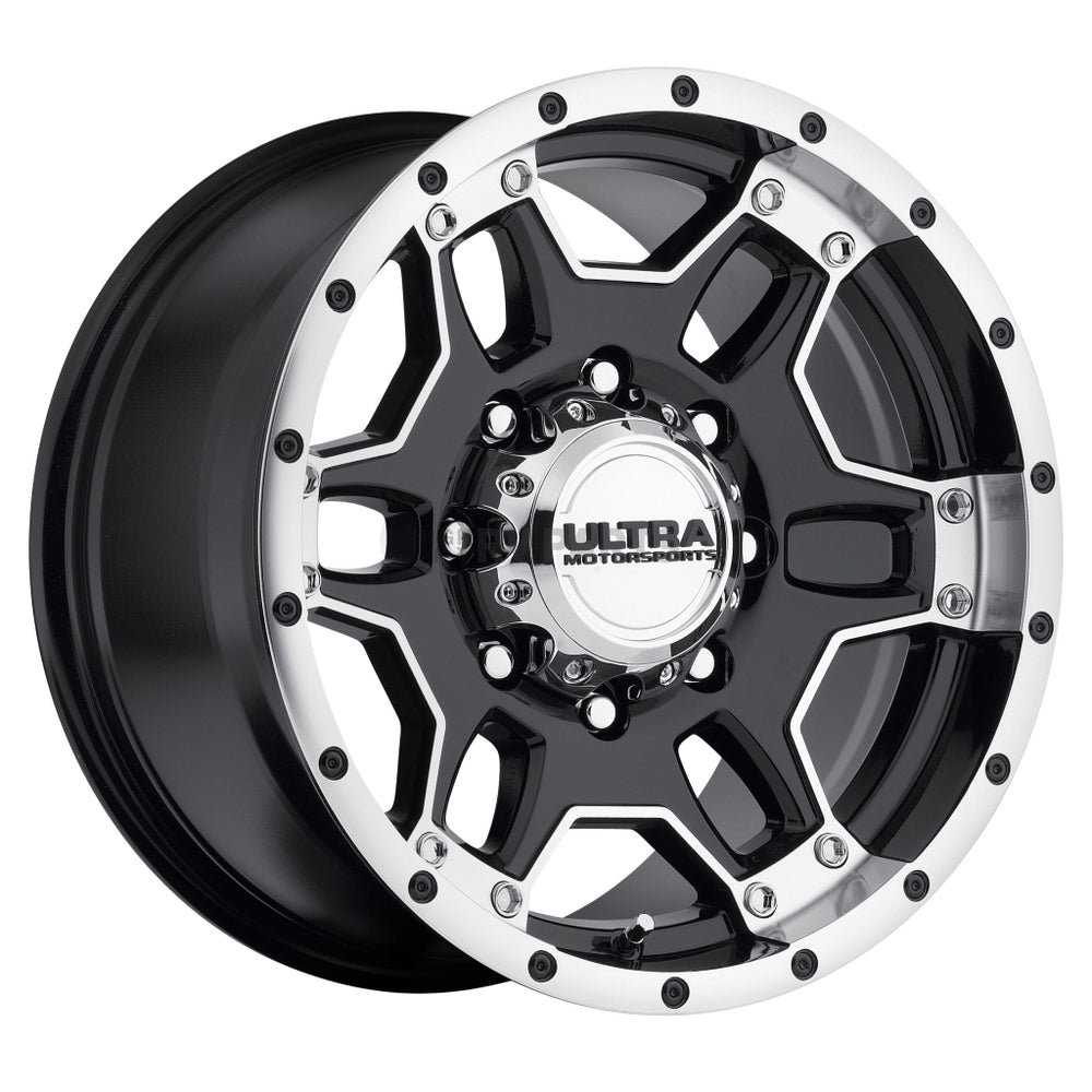 Ultra Wheel black auto part