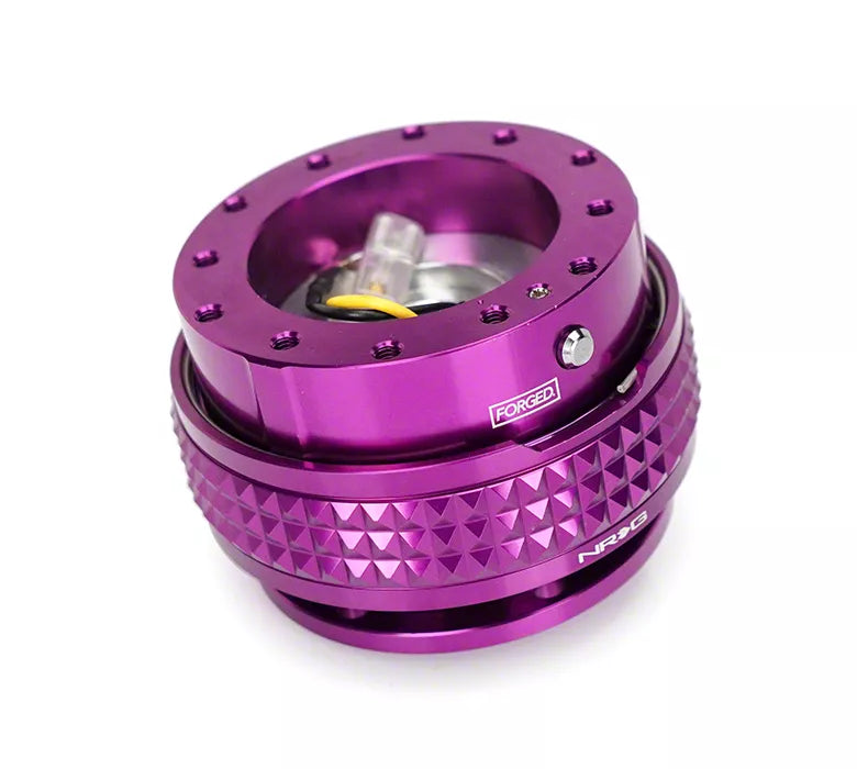 NRG Quick Release Kit - Pyramid Edition - Purple Body / Purple Pyramid Ring