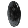 R1 03-10 Chevrolet Cobalt Front Right Drilled & Slotted Black Brake Rotor
