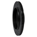 R1 06-12 Mercedes-Benz GL350 Rear Right Drilled & Slotted Black Brake Rotor