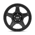 KM721 17X8 5X5.0 SBLK 38MM