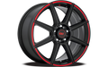 MR142 15X6.5 4X100/4.25 S-BLK 40MM