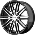 HE880 17X7.5 5X112/4.5 G-BLK MACH 42MM