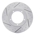 R1 65-76 Porsche 911 Front Left Drilled & Slotted Geoperformance Rotor