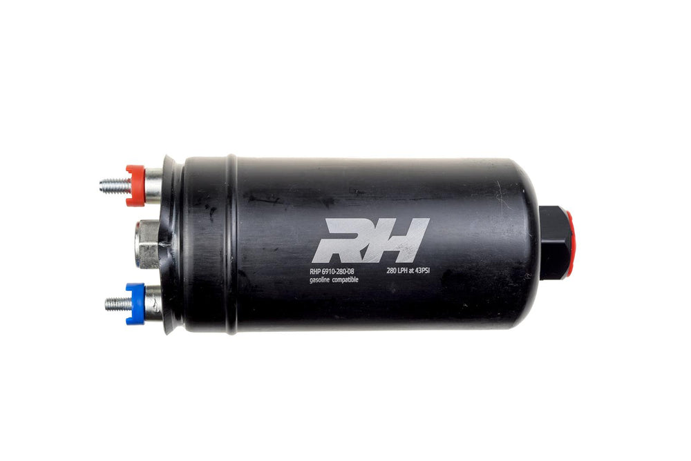 UNIVERSAL INLINE FUEL PUMP AN8 OUTLETAN10 INLET *15 AMP FUSE RECOMMENDED
