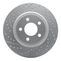 R1 04-05 Toyota Rav4 Rear Left Drilled & Slotted Geoperformance Rotor