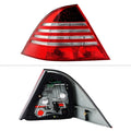 Xtune Mercedes Benz W220 S-Class 00-05 LED Tail Lights Red Clear ALT-JH-MBW220-LED-RC