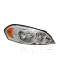 RH HEADLAMP ASSY COMPOSITE CHEVROLET IMPALA 0613; IMPALA LMTD 1416; MONTE CARLO 0607