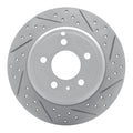 R1 96-04 Volvo 850 Rear Right Drilled & Slotted Geoperformance Rotor