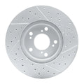 DFC 99-14 Acura CL Front Left Drilled & Slotted Geoperformance Rotor