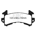 EBC 79-85 Buick Riviera (Fwd) 3.8 Turbo Redstuff Rear Brake Pads