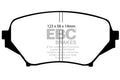 EBC 06-15 Mazda Miata MX5 2.0 Yellowstuff Front Brake Pads