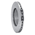 R1 Concepts Brake Rotor Drilled and Slotted Silver Fits Lexus LS400