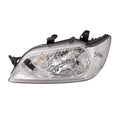 LH HEADLAMP ASSY COMPOSITE; W/BRIGHT BEZEL; EXCEPT EVOLUTION; LANCER 0203