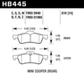 Hawk 02-06 Mini Cooper / Cooper S HPS Street Rear Brake Pads