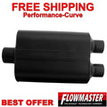 Super 40 Series Chambered Muffler Super 40 3.00 Center In 2.50 Dual Out Aggressive Sound Flowmaster
