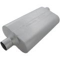 50 Series Delta Flow Chambered Muffler 50 Delta Flow 2.25 Center In 2.25 Offset Out Moderate Sound Flowmaster
