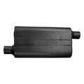 50 Series Delta Flow Chambered Muffler 50 Delta Flow 2.25 Offset In 2.25 Offset Out Moderate Sound Flowmaster