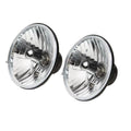 Universal Clear Halogen Headlight Conversion Kit with Round H4 55/60W Bulbs Rampage