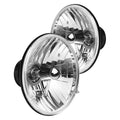 Universal Clear Halogen Headlight Conversion Kit with Round H4 55/60W Bulbs Rampage