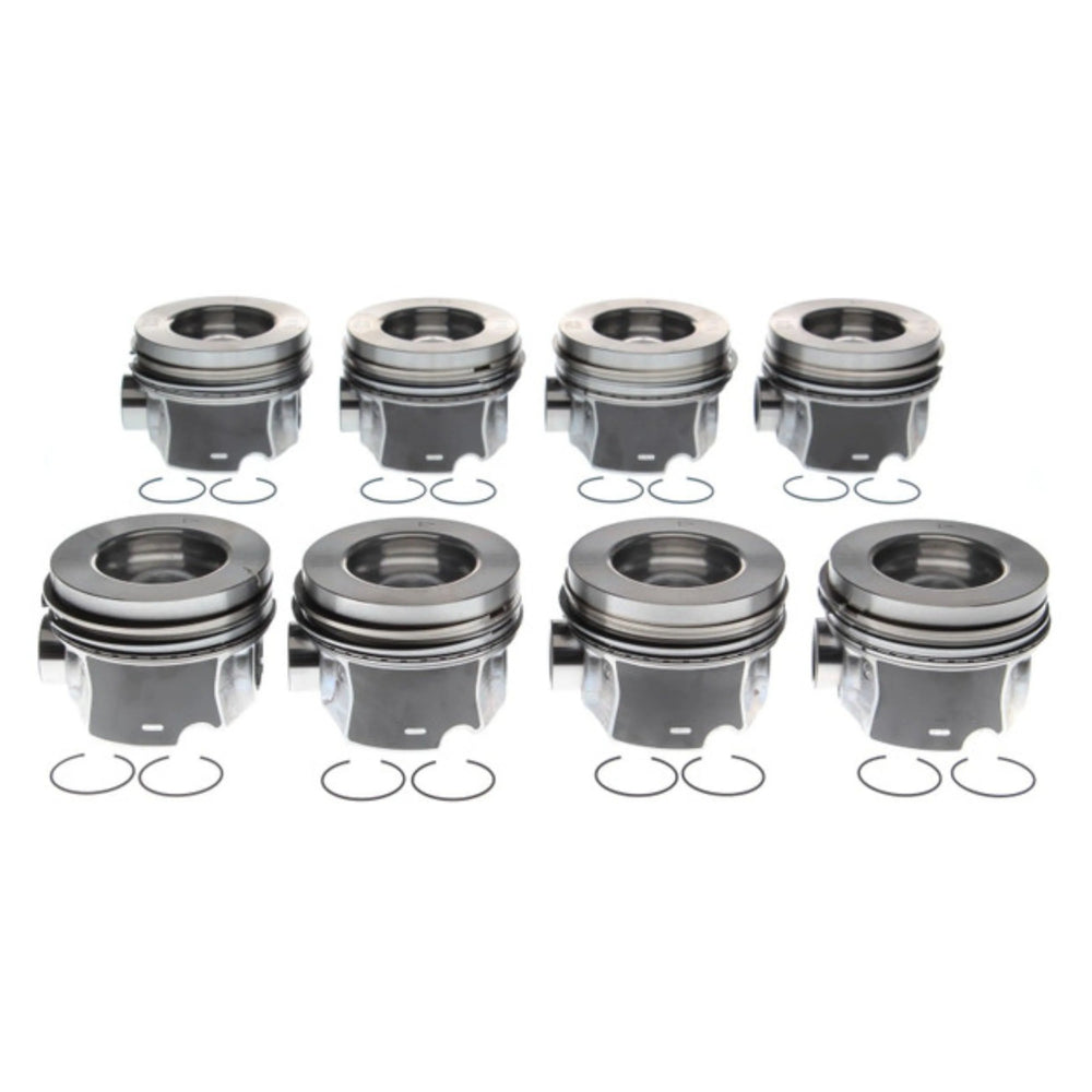 ENGINE PISTON WITH RINGS
