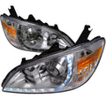 R8 STYLE PROJECTOR HEADLIGHT CHROME
