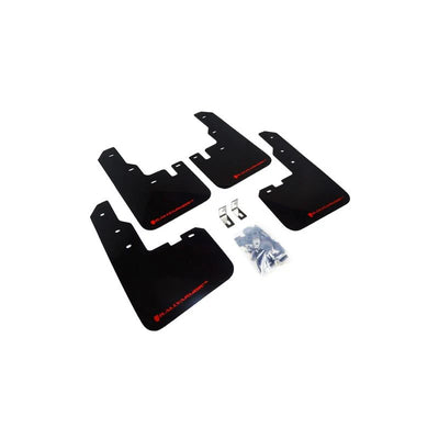 1316 RAV4 NO DRILLING REQD BLACK MUD FLAP/RED LOGO