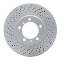 DFC 99-23 Porsche 718 Cayman Left Front Drilled Hi-Carbon Alloy Geomet Coated Rotor