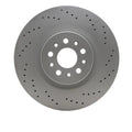 R1 Concepts GEOSPEC Coated Rotor - Drilled Fits Maserati Ghibli
