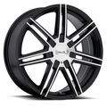 Wheel Pros Helo HE884 17X7 6X115 G-BLK MACH 45MM HE88477069345