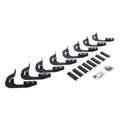 RB10/RB20 Running Boards Mounting Brackets Only Textured Black 2014-2018 Silverado/Sierra 1500/2500 HD Go Rhino