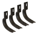 OE Xtreme Side Steps Mounting Brackets Only Textured Black 2019-2026 Sierra 1500 2020-2025 Silverado/Sierra 2500 HD Go Rhino